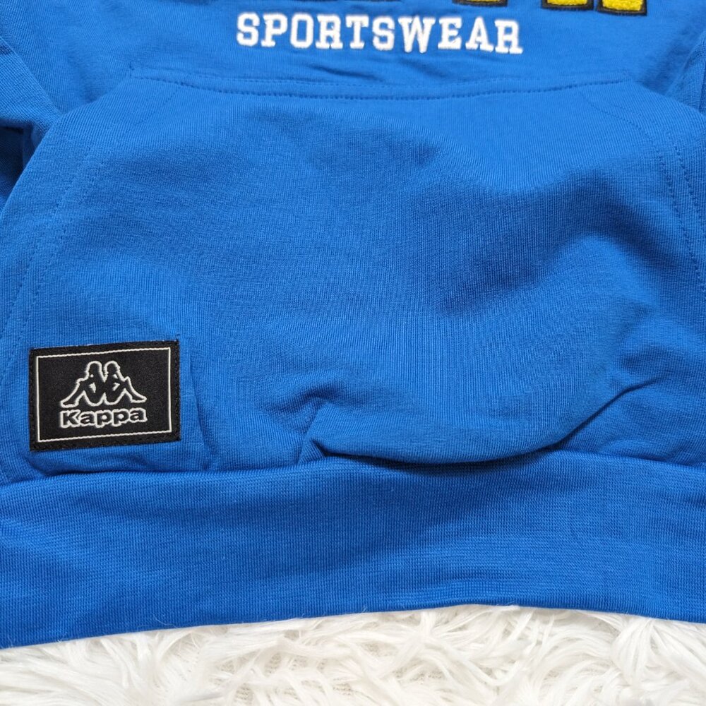 Kappa Unisex Crew Neck Blue Pullover Loopknit Long Sleeve 8Yrs Sweatshirt NWOT - Picture 4 of 8